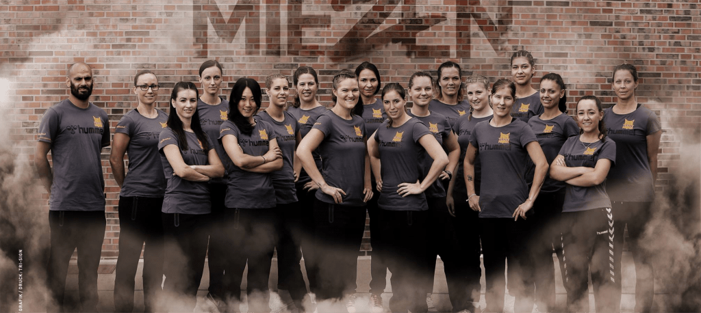 Gruppenfoto der Trierer Miezen