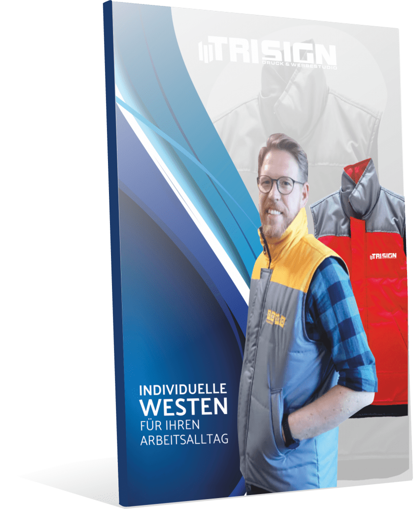 Katalog für individuell bedruckte / bestickte Arbeitswesten