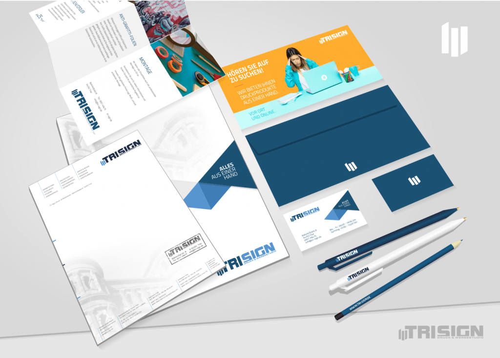 CI von Tri-Sign Druck- und Werbestudio